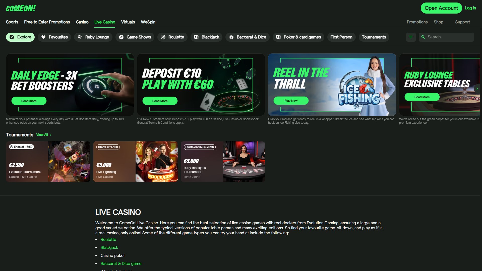 ComeOn Casino