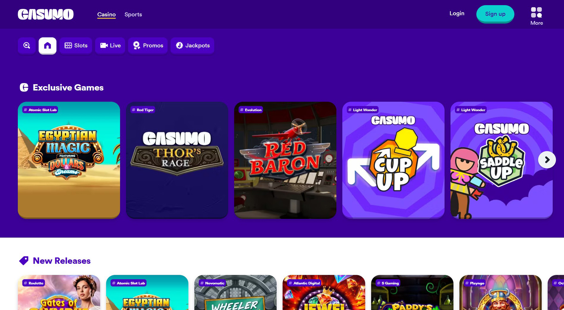 4. Casumo Casino- Traust Online Casino Valkostur